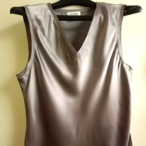 CALVIN KLEIN Silk LilacTop: Sz:14